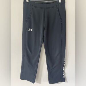 Under Armour Womens 30” Waist 28” Inseam Storm 1 Workout Athleisure Black Sweats